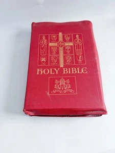 Holy Bible Papal Edition 1951 Catholic Press Illustrated - Bild 1 von 17