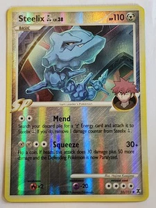Steelix GL 51/111 Reverse Holo Pokemon Card - Rising Rivals - LP Condition - Picture 1 of 11