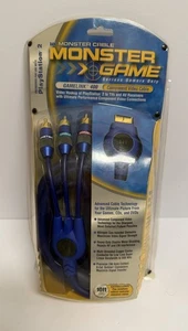NOS Monster Gamelink 400 10ft AV Component Cable For PlayStation 2 PS1 PS2 PS3 - Foto 1 di 7