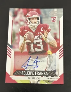 Puntuación 2021 - Rookie Feleipe Franks #368 Signatures Auto Arkansas - Imagen 1 de 2