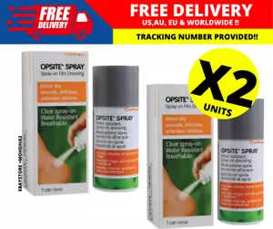 OPSITE SPRAY Smith & Nephew Spray-On Film Dressing 40ml X 2 - Picture 1 of 6