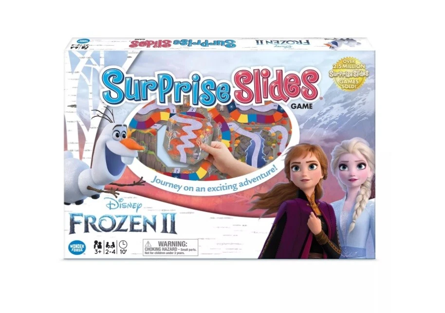 Disney Frozen 2 Surprise Slides Board Game Ages 3 Christmas Present Gift
