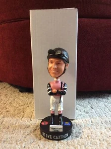 Steve Cauthen Bobblehead Horse Jockey 1978 Triple Crown Kentucky Derby Turfway - Picture 1 of 7