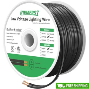 14/2 Low Voltage Landscape Wire 200ft Outdoor Lighting Cable Waterproof Copper - Picture 1 of 4