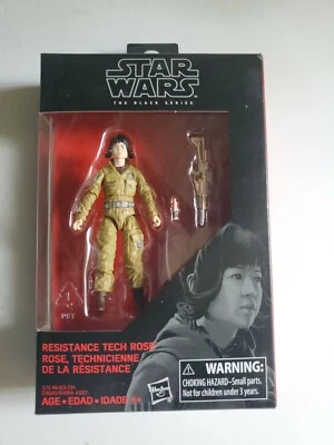 Nueva figura Hasbro Star Wars Black Series 2017 3,75" Resistance Tech Rose sellada Foto 1 de 4