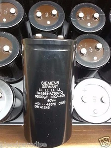 1 STCK. NOS SIEMENS B41564 68000uF 40V NIEDRIGE ESR LANGE LEBENSDAUER HIEND KAPPEN FÜR AUDIO! F5 AMP - Bild 1 von 6