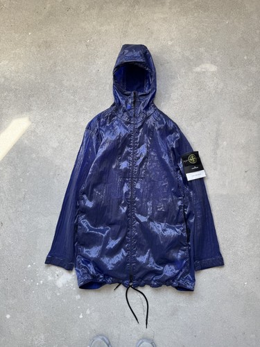 Stone Island 40th Anniversary Piattina 82 22 Giacca Nylon con Cappuccio Blu Taglia XL