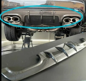 Carbon Fiber Diffuser Fit for Mercedes Benz W221 S63/S65 AMG 2010y+ - Picture 1 of 9