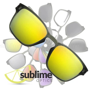 POLARIZED Metallic Yellow Replacement Lenses for Oakley Latch Squared 24K OO9353 - Foto 1 di 5