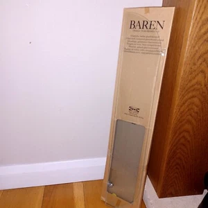 IKEA Floating Clear Glass Bathroom Kitchen Shelf 60cm x 11cm New - Picture 1 of 5
