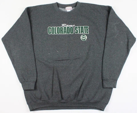 Colorado State Rams Vintage Embroidered Crewneck Sweatshirt XL Cover