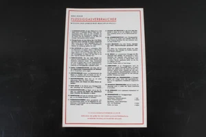 Sign Liquefied Gas Consumer Instruction Manual 29.6cm x 20cm - Picture 1 of 7