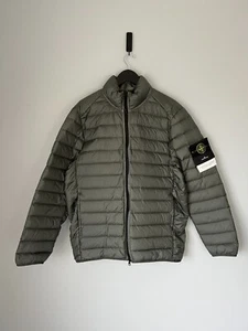 Stone Island Loom Woven Chambers Nylon Daunenjacke - Größe XL - grün - NEU - Bild 1 von 12