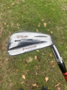 Wilson Staff Dynapower Fluid Feel 7 Iron 37” Stiff Fire Stick Graphite New Grip - Picture 1 of 7