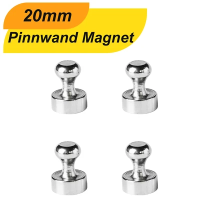 Neodym Magnet Pinnwand Kegelmagnet 9kg Haftkraft Ø20x25mm starke Magnete - Bild 1 von 4