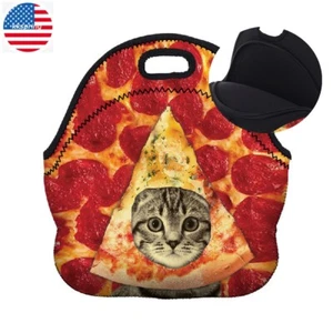Lunch Bag Zipper Thermal Insulated Cooler Carry Case Bag Tote Bags School Picnic - Picture 1 of 5