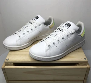 Adidas Endorsed by Stan Smith Youth Sz. 3 1/2 White Leather Shoes Ex. Cond. - Picture 1 of 12
