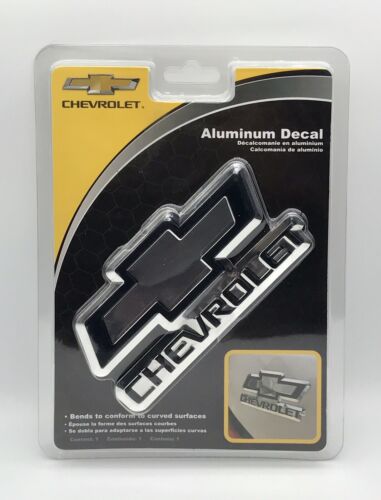 Chroma 41702 Chevrolet Bowtie Aluminum Bendable Decal Chrome 2 1/4