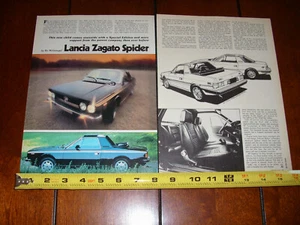 1979 LANCIA ZAGATO SPIDER ORIGINAL ARTICLE - Imagen 1 de 4