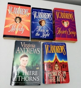 Lot Of 5 Virginia Andrews Paperback Books - Picture 1 of 15