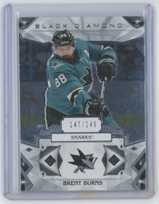 2019-20 Upper Deck Black Diamond Brent Burns /249 #BDB-BB