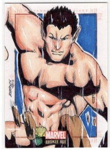 2012 Marvel Bronze Age Sketch Namor by Dan Borgonos 1/1 *M210