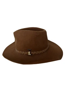 Western Cowboy Hat Resistol Self Conforming Round Up Edition Horse Boot Pendant - Picture 1 of 12