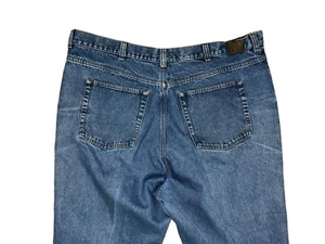 NWOT Chaps Jeans Retail $35 Straight Fit Blue Denim 48x30 100% Cotton Men's - Picture 1 of 6