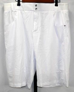 Gradual Women's White Lightweight Shorts 4-Way Stretch Elastic Waist XXXL NWT - Picture 1 of 3