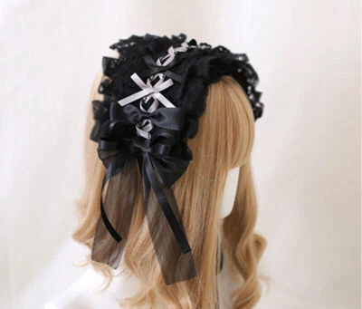 New Lolita Mori Girl Princess Headband Cute Bowknot Headdress Hair Accessory - Image 1 of 3