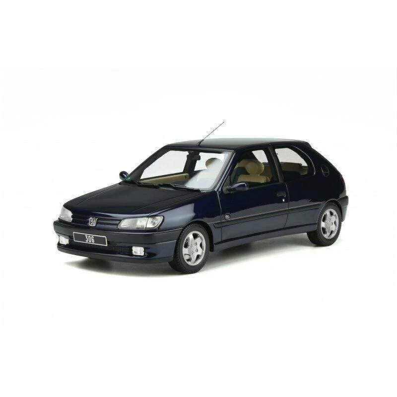 OttOmobile Peugeot 306 Eden Park 1995 1:18 Voiture Miniature - Bleu d'Arabie (OT385)