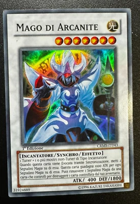 Yu-Gi-Oh Magician Of Arcanite Super Rare 1 Edition 043 Crisis Crimson Ita - Image 1 of 2