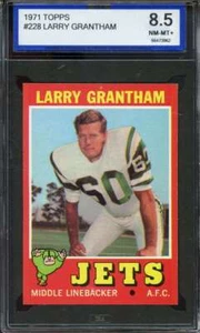 1971 TOPPS #228 LARRY GRANTHAM ISA 8.5 NY JETS NICELY CENTERED *ADT4940 - Picture 1 of 2