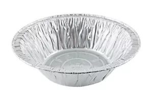 Handi-Foil 5 3/4" 12 oz. Aluminum Foil Meat Pot Pie Disposable Pan - HFA # 4007 - Picture 1 of 3