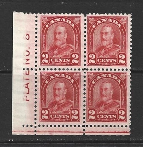 CANADA - 1930 KG V ARCH/LEAF LOWER LEFT PB - PLATE 8 - SCOTT 165a - MNH - Picture 1 of 1