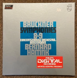 BRUCKNER - SYMPHONIES No. 8 & 9 / 3LP BOX SET NEW SEALED HAITINK AUDIOPHILE - Picture 1 of 3