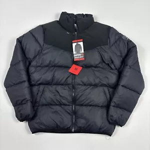 Gerry Mens Heritage Edition Heavy Puffer Jacket Elastic Cuff Black Medium - Picture 1 of 4