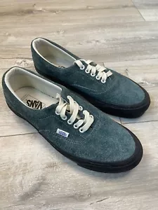 Vans Rare OG Era Old Skool Hairy Suede Low Top Skateboarding Maiden Noir UK 8 - Picture 1 of 15