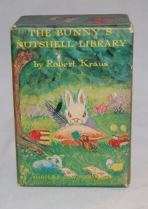 Vintage The Bunny’s Nutshell Library, Robert Kraus. Miniature Set 1995 - Picture 1 of 4