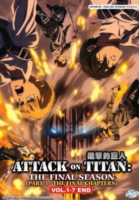 Anime DVD Attack On Titan The Final Season Part 3 (Ep1-7 End) *English Version* - Image 1 of 3