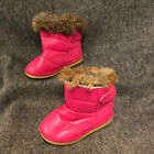 Unbranded Girls Winter Snow Boots Warm Flat Plush C-Pink Size Little Kid 10 NWOB