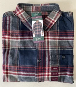 *NWT* Woolrich (Size XL) Mens Long Sleeve Flannel Button Shirt (Stansbury Plaid) - Picture 1 of 4
