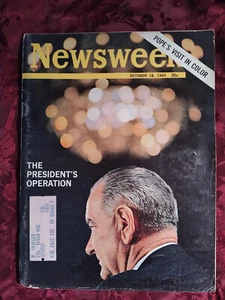 NEWSWEEK October 18 1965 Oct 65 10/18/65 LBJ Operation POPE PAUL VI - Picture 1 of 1