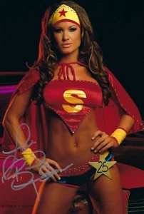 GT74  BROOKE TESSMACHER  SIGNED WRESTLING PHOTO w/COA PLEASE READ **BONUS** - Picture 1 of 3