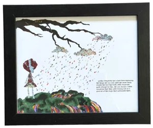 SETH PITT Framed Print The Magic Is In The Hearts of the Beholders Cynthia 8X11" - Picture 1 of 5