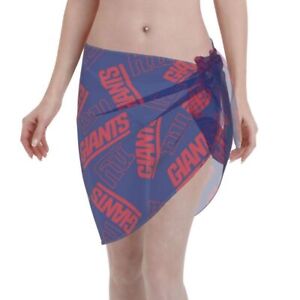 Giants New York Women Short Sarongs Beach Wrap Women's Beach Wrap Skirt