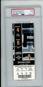 Lebron James Duncan Ticket NBA Finals 6/10 Game B Spurs 2007 PSA Cavs Cavaliers - Picture 1 of 11