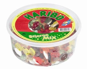 HARIBO STJERNE MIX 1000g - Weingummi - Schaumgummi - Fruchtgummi - Dänisch - - Bild 1 von 3