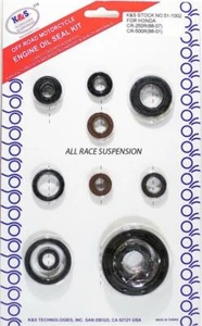 Honda CR250R CR500R Engine Oil Seal Kit K&S 51-1002 - Picture 1 of 1