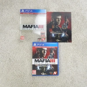 Tarjeta de arte y mapa del juego Mafia III Deluxe Edition PS4 18+ - Imagen 1 de 17